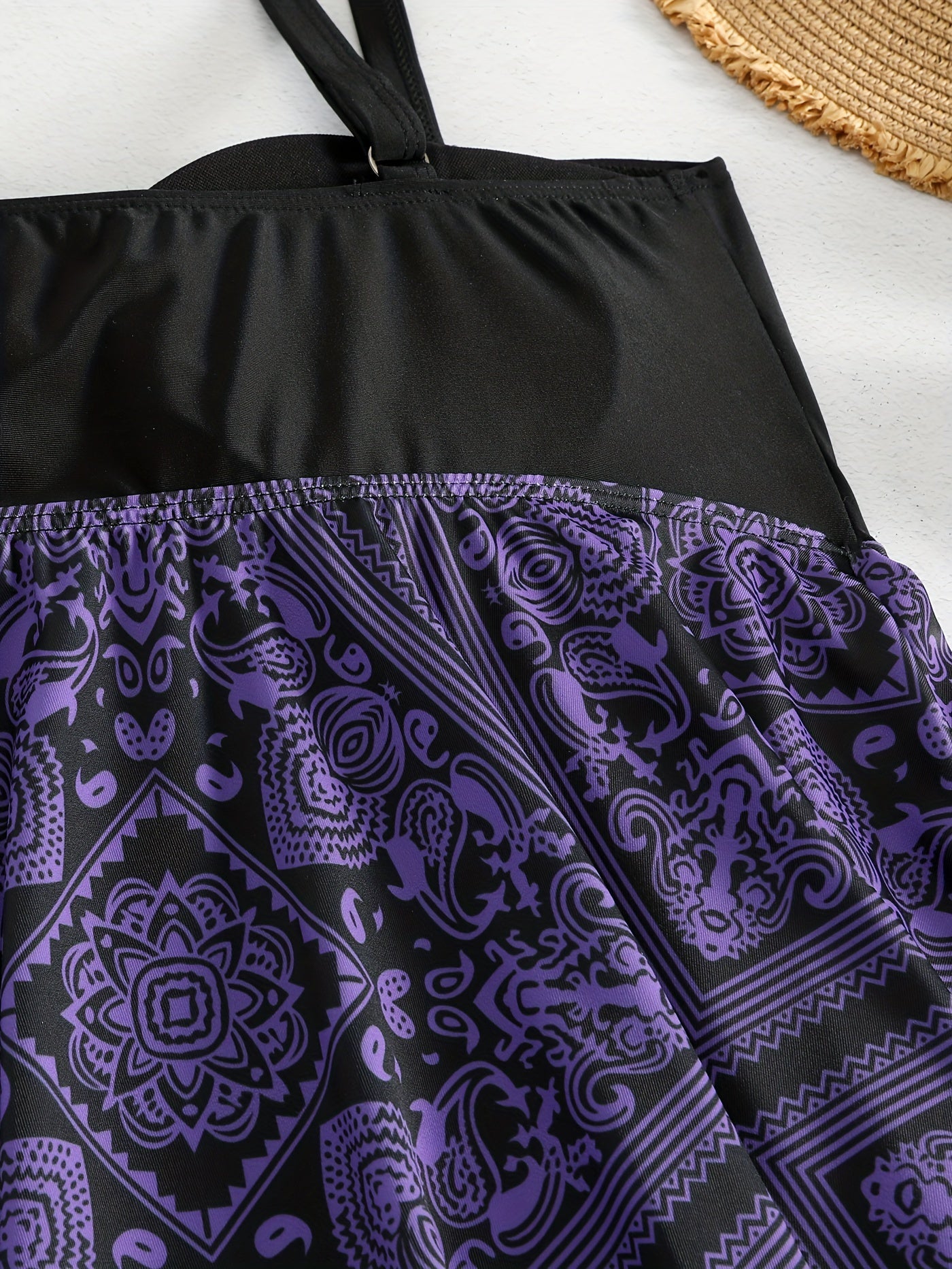 [Sexy Swimsuit] Sexy Plus Size Women's One-Piece Printed Swimsuit | Printed Swimwear