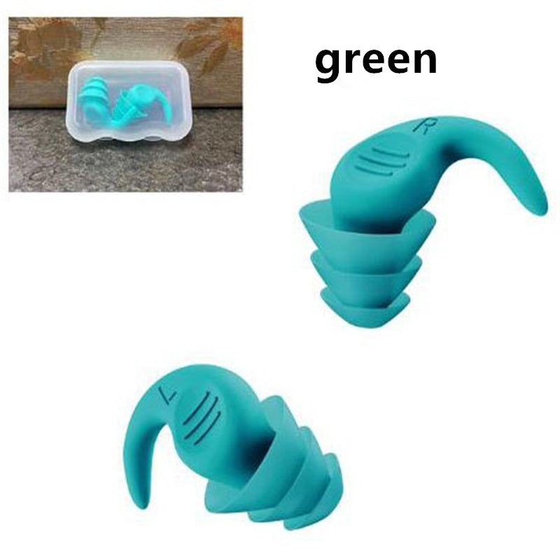 [Soft Earplugs] 1pair Silicone Soft Earplugs | Sound Insulation Ear Protection Earplugs for Sleeping Swimming Travel Noise Reduction Waterproof