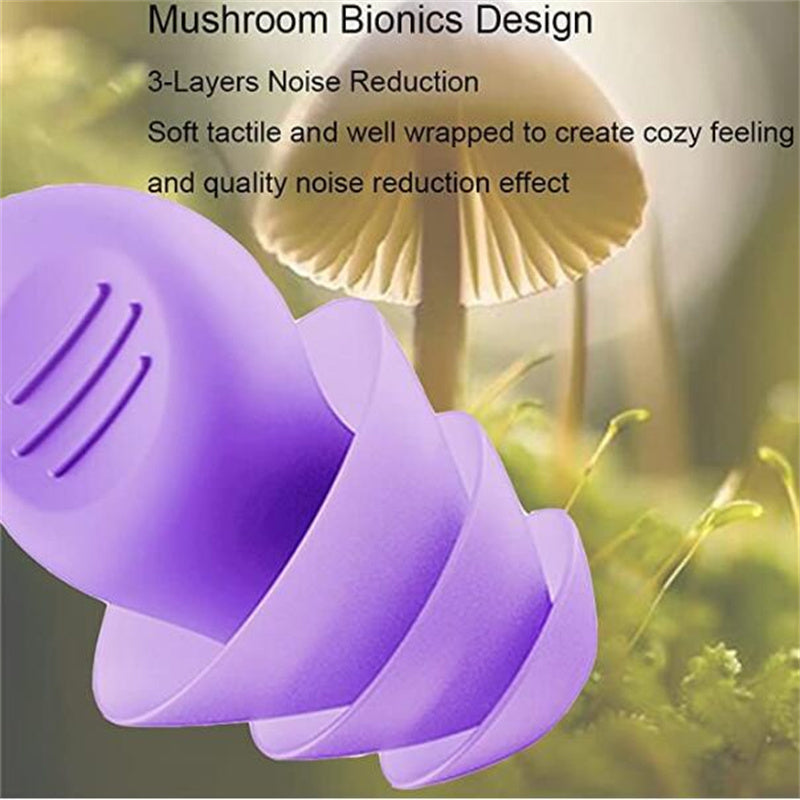 [Soft Earplugs] 1pair Silicone Soft Earplugs | Sound Insulation Ear Protection Earplugs for Sleeping Swimming Travel Noise Reduction Waterproof