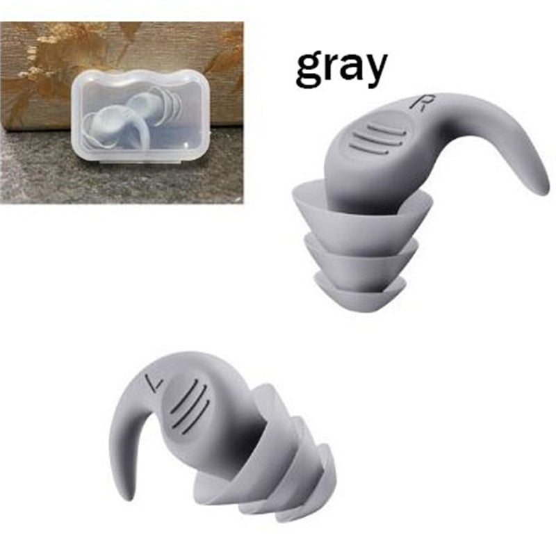 [Soft Earplugs] 1pair Silicone Soft Earplugs | Sound Insulation Ear Protection Earplugs for Sleeping Swimming Travel Noise Reduction Waterproof