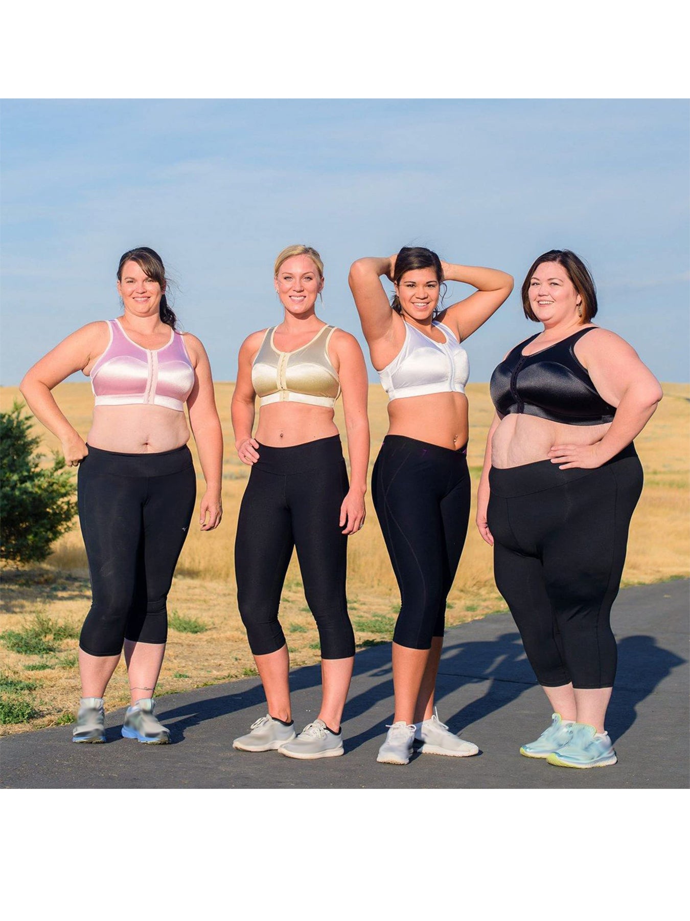 Women's Plus Size Capri Leggings – High-Waist Tummy Control