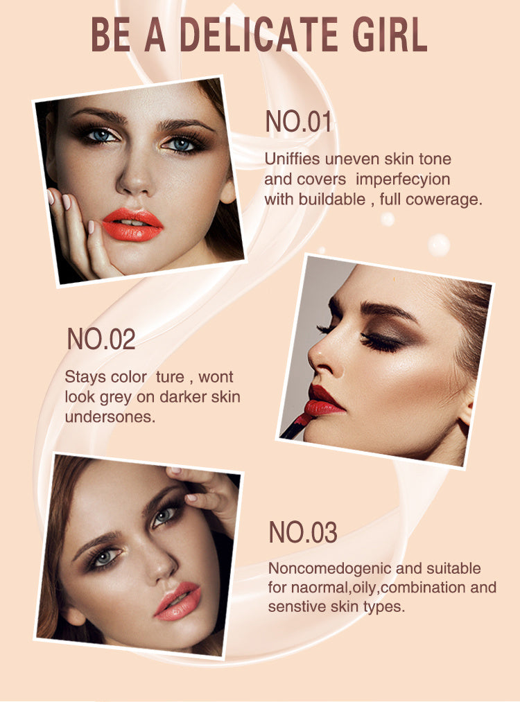 PARTY QUEEN Flawless Skin Long-Lasting Foundation