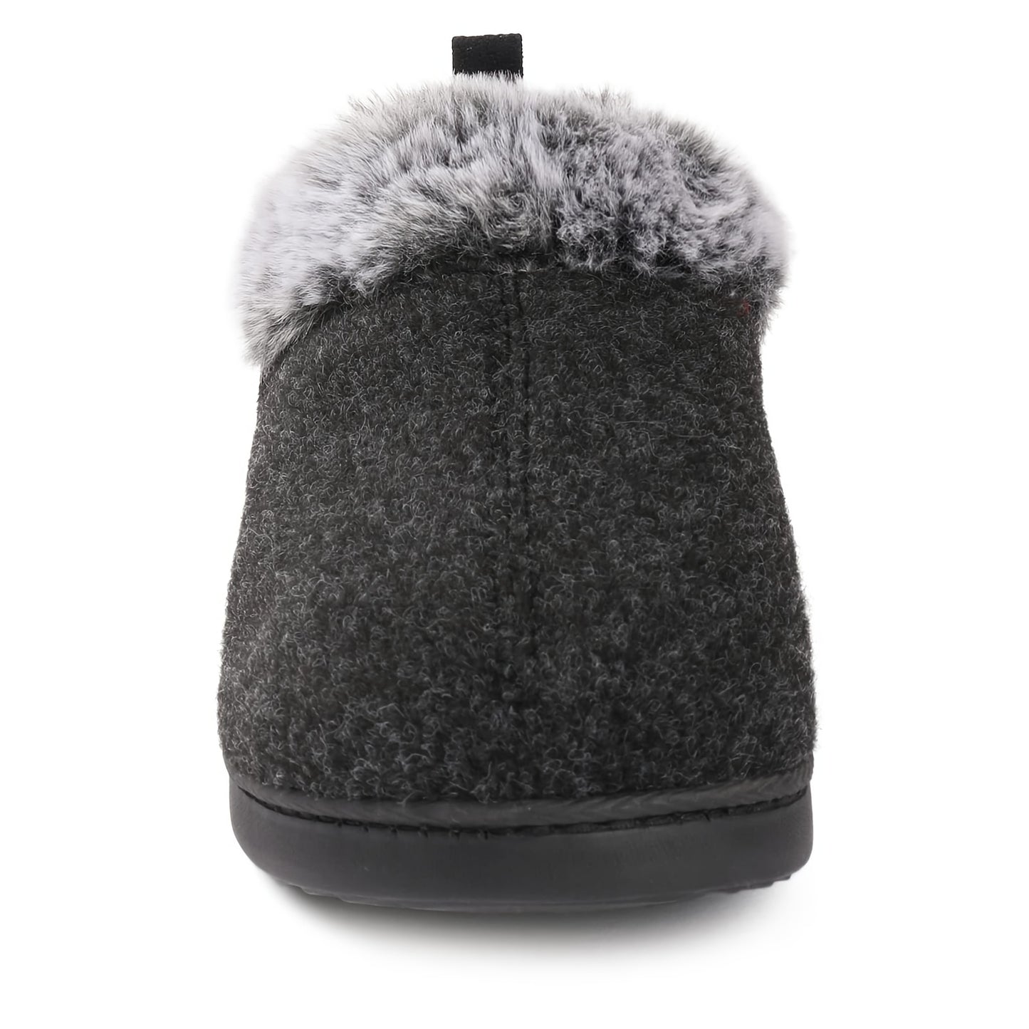 [Fuzzy Plush Household Shoes] Fuzzy Fleece Liner Cozy Plush Household Shoes - Memory Foam Slip-on Shoes for Women