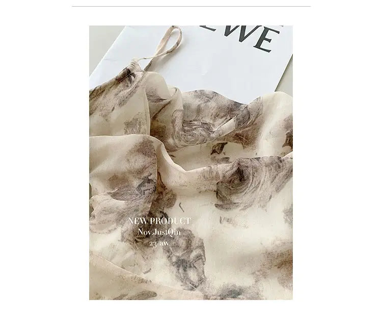 Mini Dresses Women Vintage Floral Temper Hollow Out Summer French Style Aesthetic Party Chic Streetwear Tender Sleeveless Casual