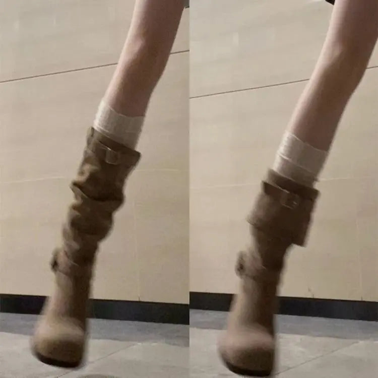 Vintage Slouch Western Cowboy Boots – Knee-High Slouch Boots