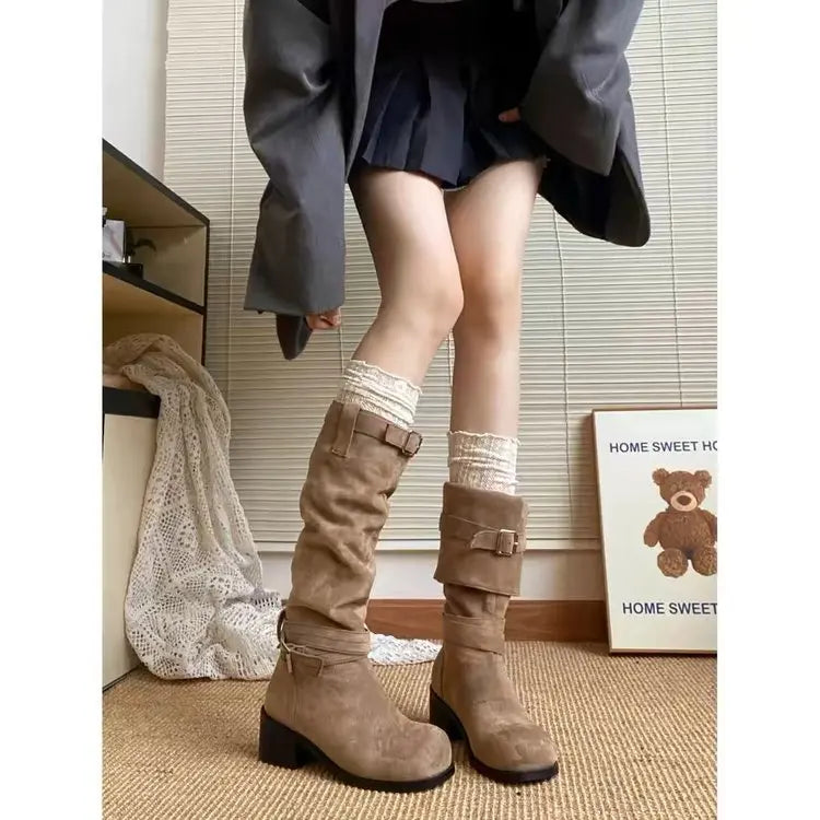 Vintage Slouch Western Cowboy Boots – Knee-High Slouch Boots